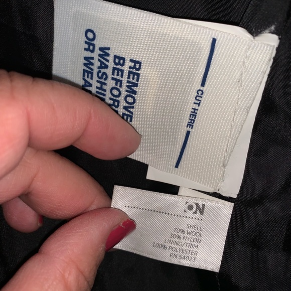 Woman wool pea coat xl - Picture 9 of 11